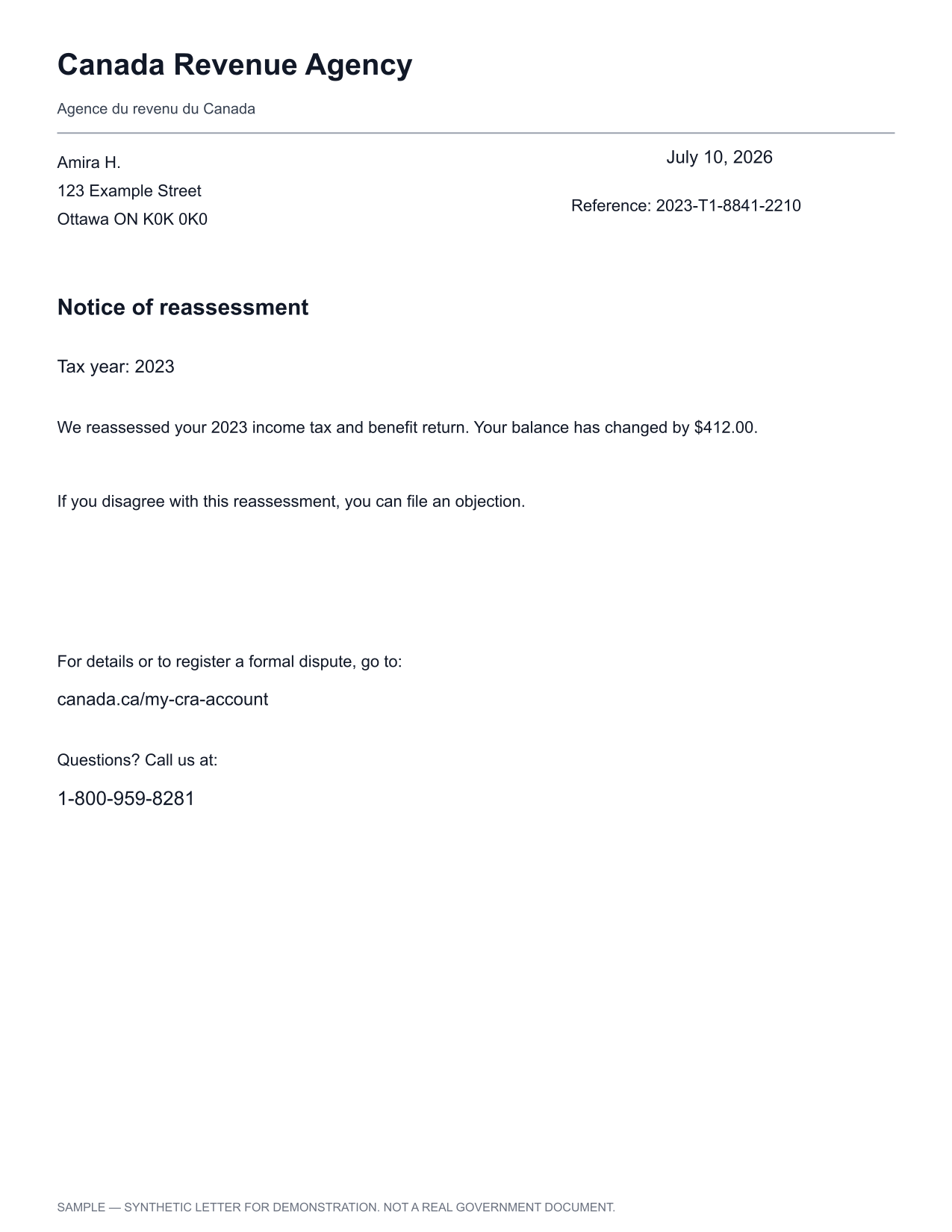Your uploaded letter